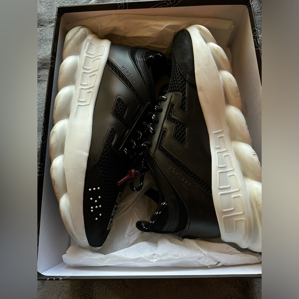 Versace chain reaction. Men’s sneakers. Size 46(Men’s 12.5)